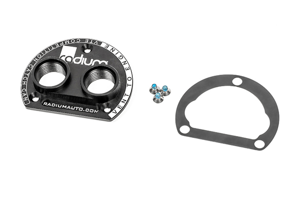 Radium Engineering — Radium VTA to VTE Competition Catch Can Adapter - 10AN Orb Ports
CC ADAPTER - view 3